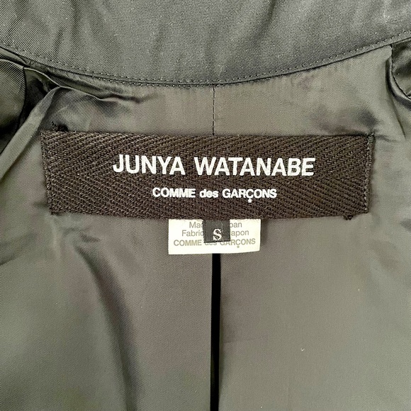 JUNYA WATANABE COMME des GARÇONS Cotton Garbadine Convertible Cape Trench, S - Picture 9 of 16